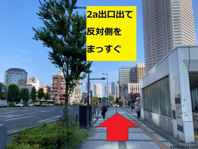 徒歩ルートの案内図