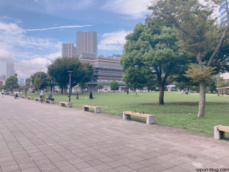 豊洲公園内の様子