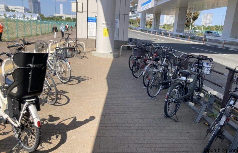 サイカパーク　江東区有明テニスの森駅駐輪場(西口)の様子