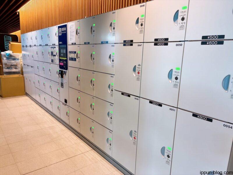 2F 北側メインエントランス付近のコインロッカーの外観②