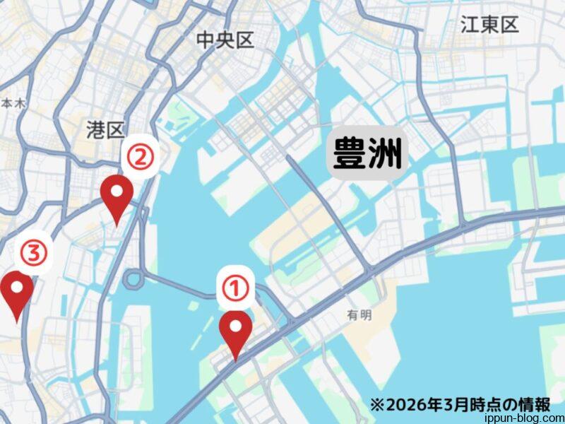 ボウリング場の地図